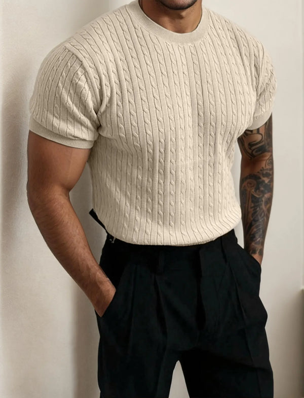 Men's Plain Round Neck Sweater