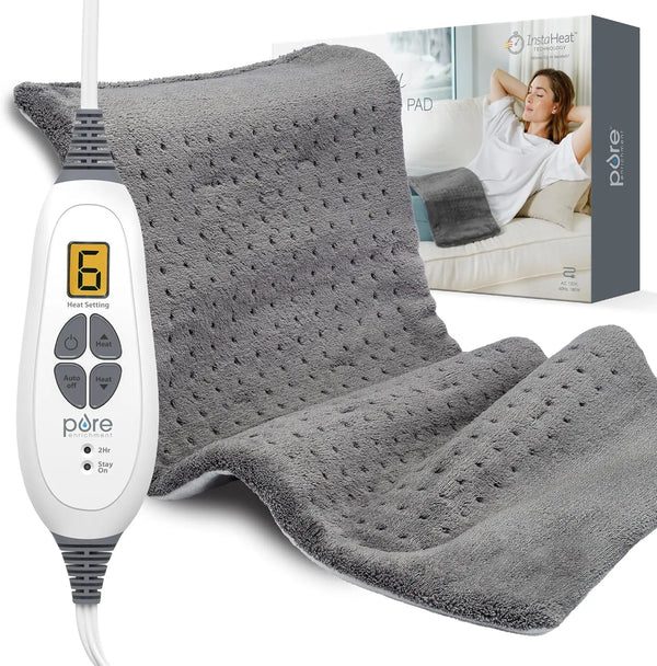 Electric Heating Pad for Back Pain & Cramps