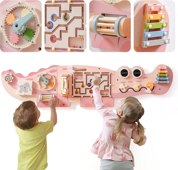 Wooden Busy Board for Children